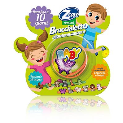 Zcare Natural Braccialetto Baby Contro le Zanzare