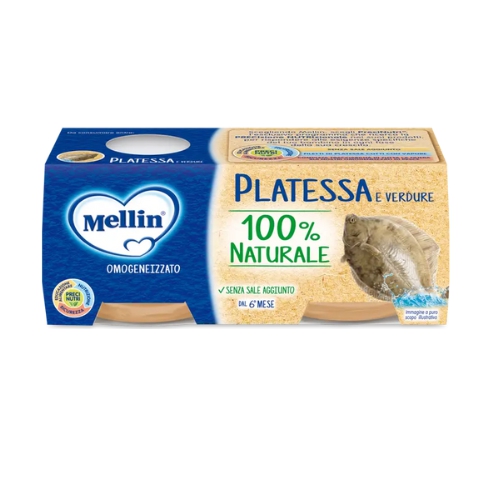 Mellin Omogeneizzato di Platessa 2 x 80 g