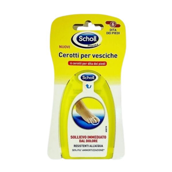 Scholl Cerotto Vesciche Per Le Dita Del Piede 6 Pezzi