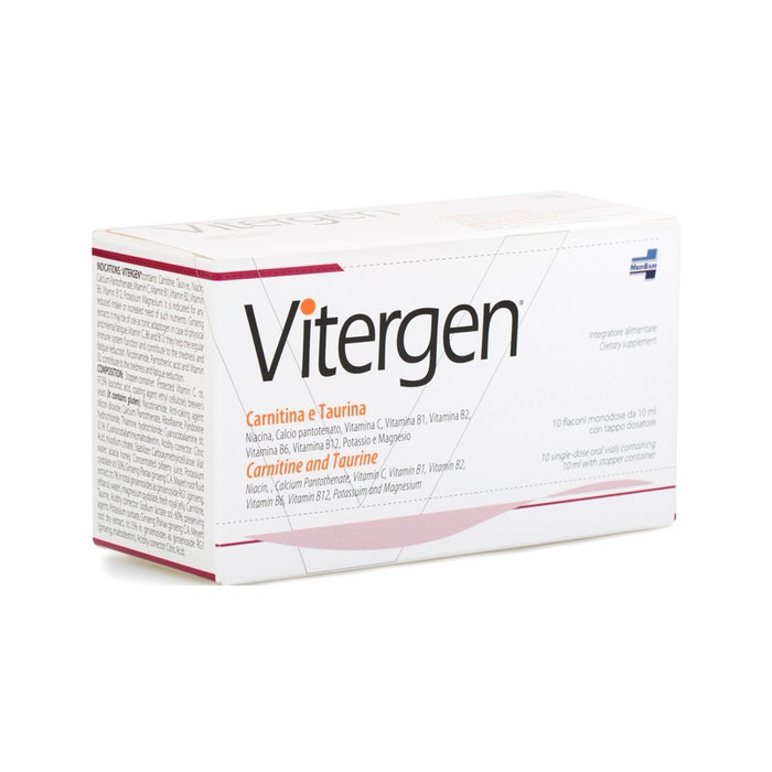 Vitergen Integratore 10 Flaconi da 10 ml