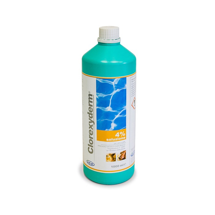 Icf Clorexyderm Soluzione 4% Disinfettante Cani E Gatti 1000 Ml