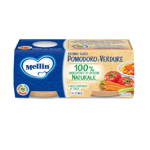 Mellin Primi Sughi Pomodore E Verdure 2 x 80 g