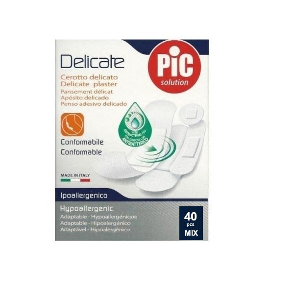 Pic Delicate Mix Cerotto Assorbente Antibatterico 40 Pezzi