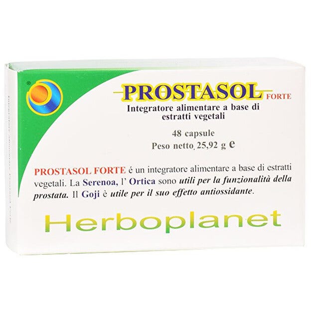 Herboplanet Prostasol Forte Integratore 48 Capsule