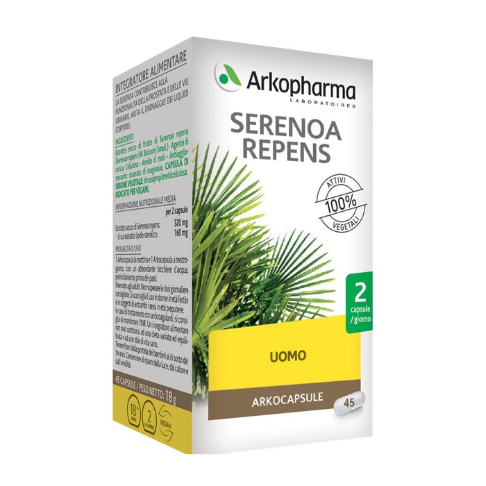 Arkocapsule Serenoa Repens Integratore Per La Prostata 45 Capsule