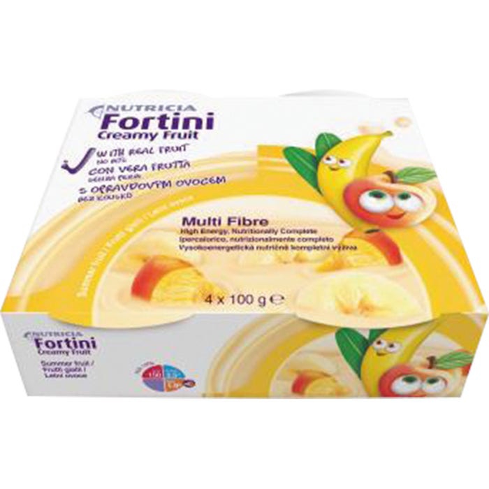 Fortini Creamy Integratore Nutrizionale Ai Frutti Gialli 4 Coppete