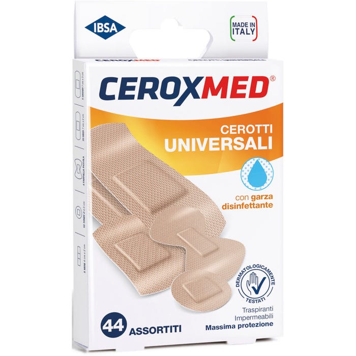 Ceroxmed Cerotti Universali Assortiti 44 Pezzi