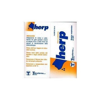 Teknofarma Herp Integratore Infezioni Herpes Gatti 50 ml