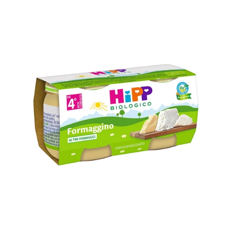 Hipp Biologico Omogeneizzato Formaggino e Parmiggiano 2 x 80 g