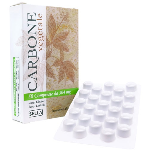 Carbone Vegetale 50 Compresse