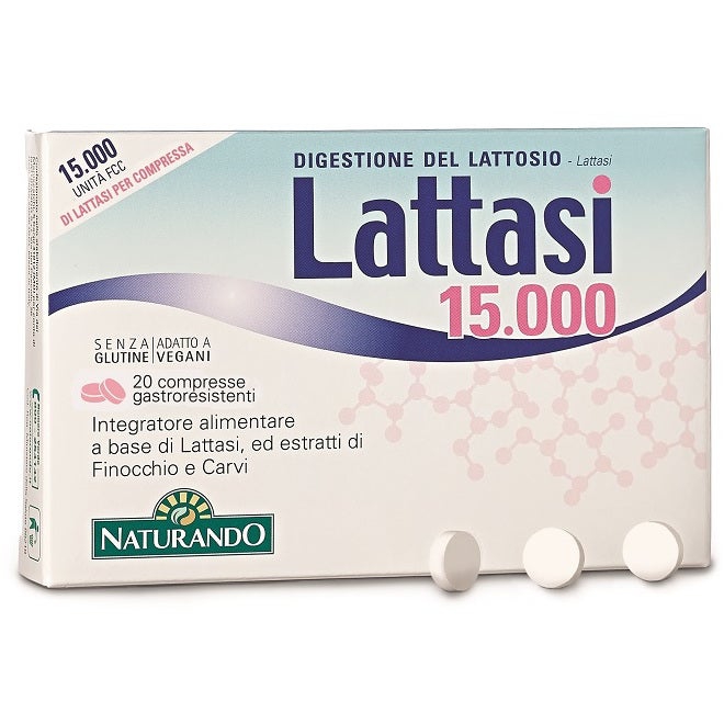 Naturando Lattasi 15000 Integratore 20 Capsule