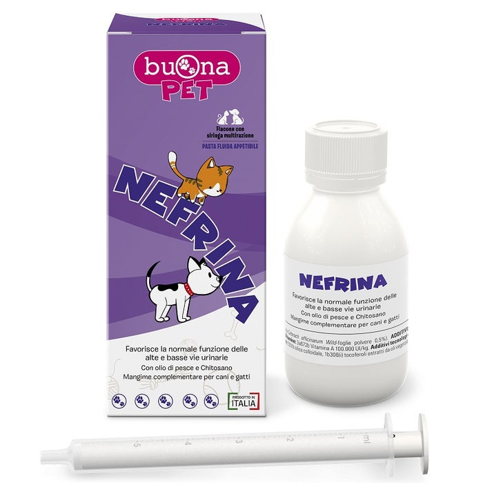 Buona Pet Nefrina Mangime Complementare Pasta Fluida Cani Gatti 60g