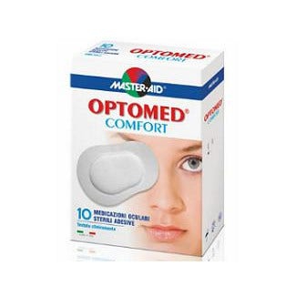 Optomed Comfort Complesso Oculare Sterile Autoadesive Protettivo 10 Compresse Oc