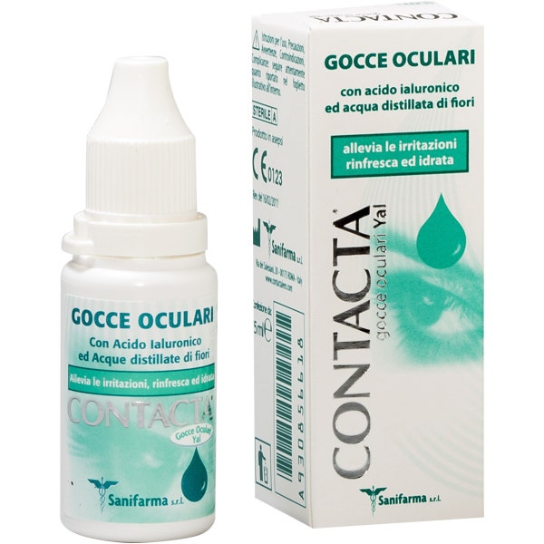 Contacta Gocce Oculari Con Acido Ialuronico Anti Irritazioni 15 ml