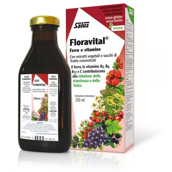 Salus Floravital Integratore Integratore Ferro 250 ml