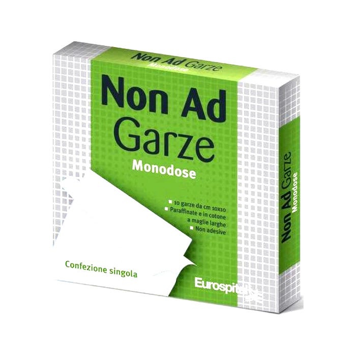 Non Ad Garze Monodose 10 Garze in Cotone 10x10 cm