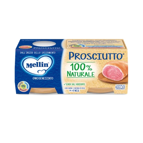 Mellin Omogeneizzato Di Prosciutto 2x120 g