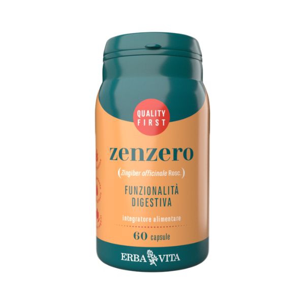 Erba Vita Zenzero Integratore Alimentare Digestivo 60 Capsule