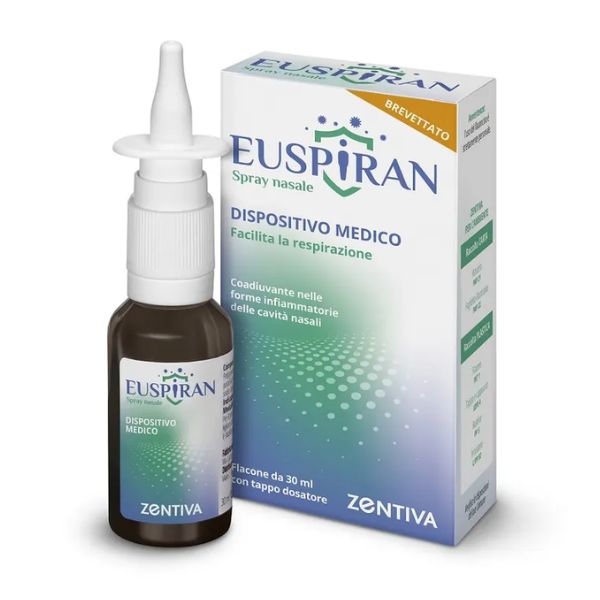 Zentiva Euspiran Spray Nasale che Facilita la Respirazione 30 ml