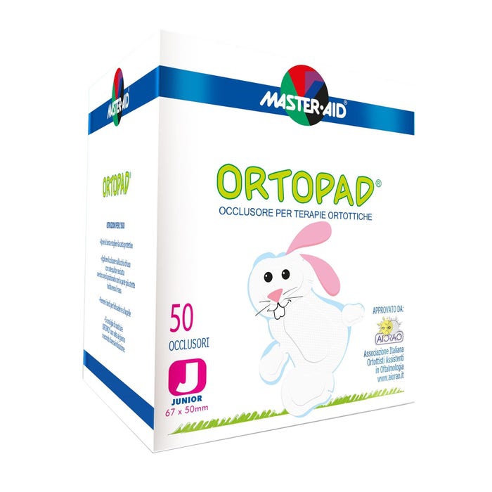 Master-Aid Ortopad White Occlusore Per Terapie Ortottiche Bambini Taglia Junior