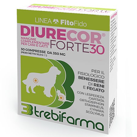 Trebifarma Diurecor Forte Mangime Complementare Diuretico Cani E Gatti 30 Compre