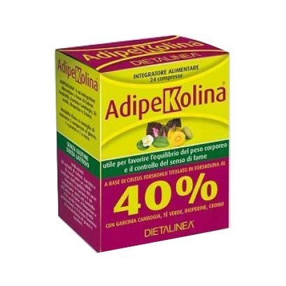 Adipekolina Integratore Controllo del peso 24 Compresse