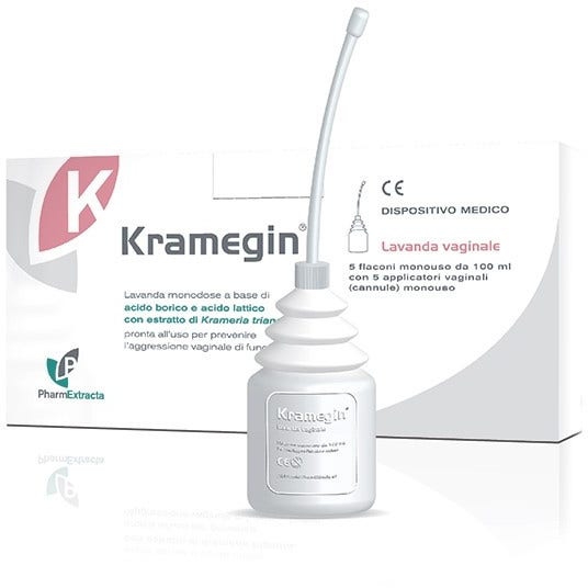 Kramegin Lavanda Vaginale 5 Flaconi Con Cannula Monouso 100 ml