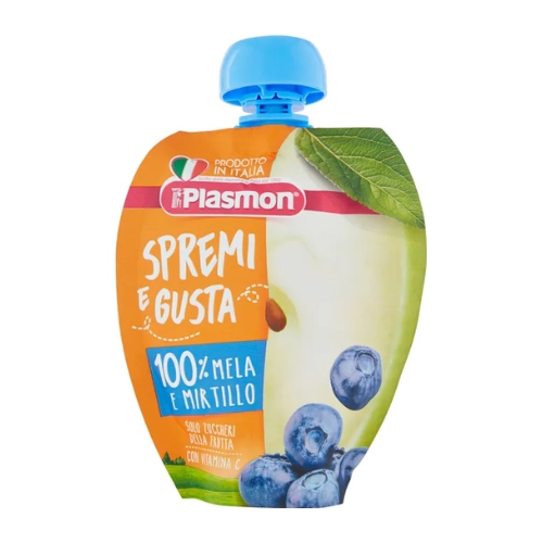 Plasmon Spremi e Gusta Mela Mirtillo 100ml