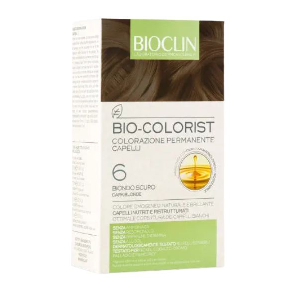 Bioclin Bio-Colorist 6 Biondo Scuro Tintura Naturale Capelli