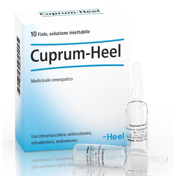 Guna Heel Cuprum Soluzione Iniettabile Medicinale Omeopatico 10 Fiale