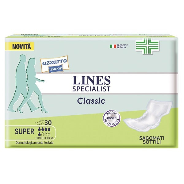 Lines Specialist Classic Sagomato Sottile Super 30 Pezzi