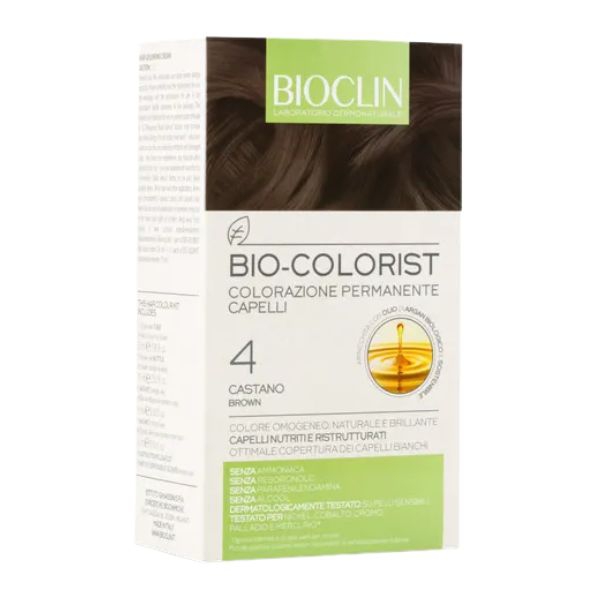 Bioclin Bio-Colorist 4 Castano Tintura Naturale Capelli