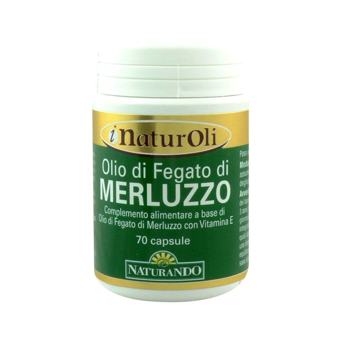 Naturando Olio Di Fegato Merluzzo Integratore 70 Capsule