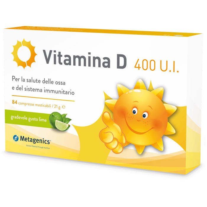 Metagenics Vitamina D 400 U.I. Integratore Sistema Immunitario E Ossa 84 Compres