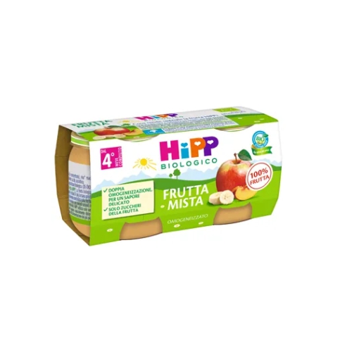 Hipp Bio Omogeneizzato Frutta Mista 2x80 g