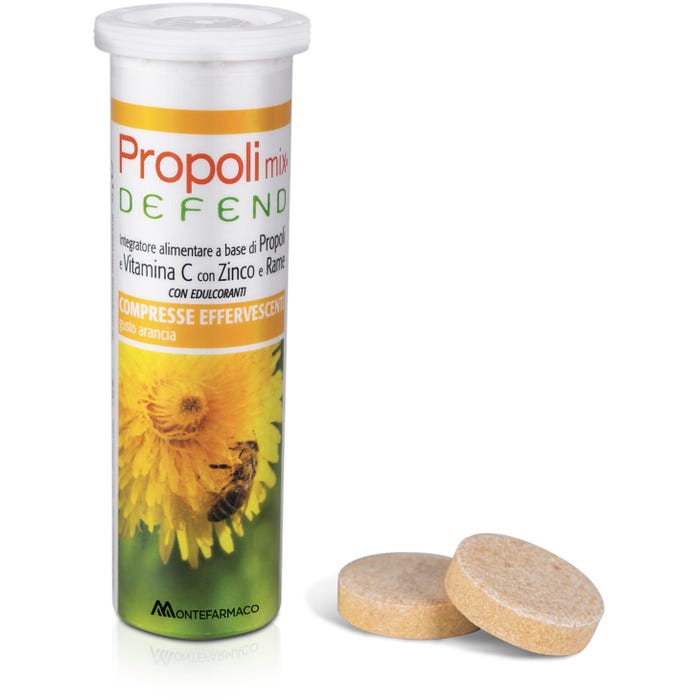 Propoli Mix Defend Gusto Arancia 10 Compresse Effervescenti