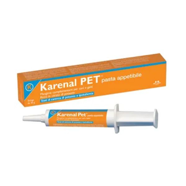 Nbf Lanes Karenal Pet Pasta Appetibile Integratore di Potassio Cani E Gatti 30 G