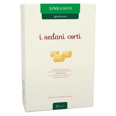 Sineamin Sedani Corti Pasta Aproteica Senza Glutine 500 g