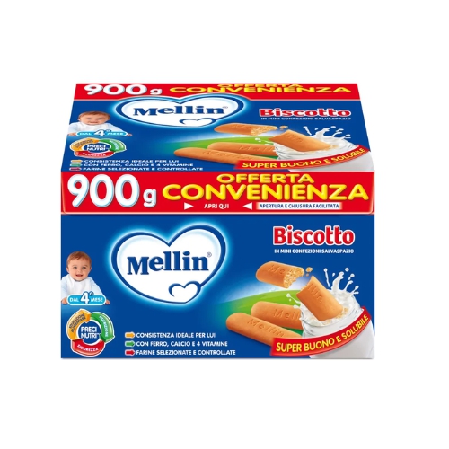 Mellin Biscotto Intero 900g 4Mesi+