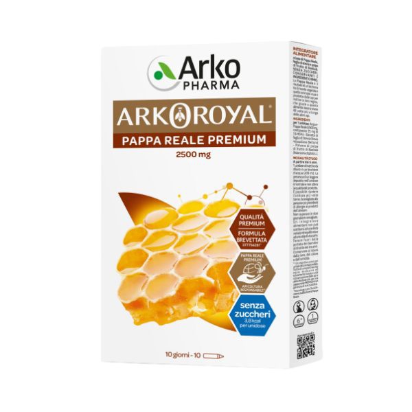 Arkoroyal Pappa Reale 2500 mg Integratore Senza Zucchero