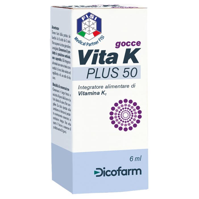 Vita K Plus 50 Integratore di Vitamina K Gocce 6 ml