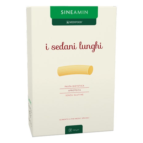 Sineamin Sedani Lunghi Pasta Aproteica Senza Glutine 500 g