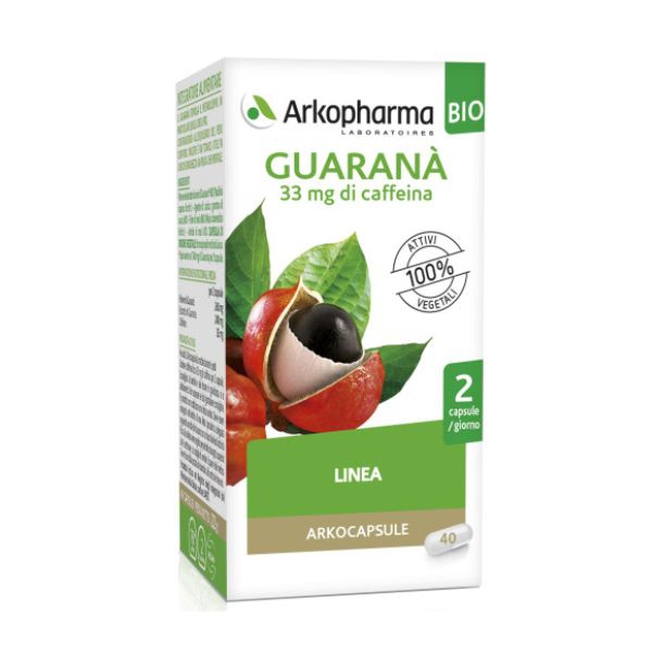 Arkocapsule Guaran Bio Integratore Dimagrante 40 Capsule