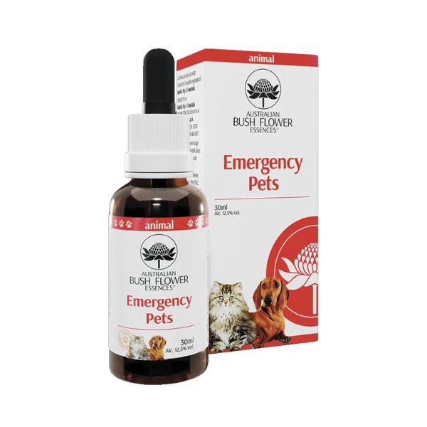 Australian Bush Flower Essences Emergency Pets Essenza per Animali  30 ml