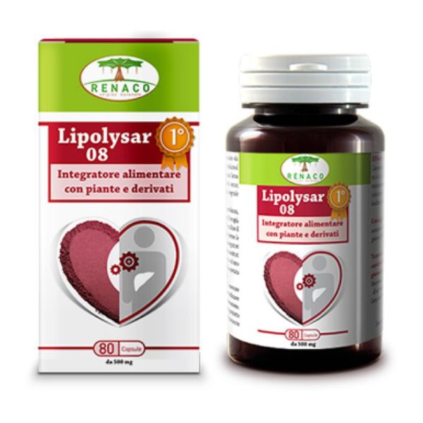 Lipolysar 08 Monascus Integratore Alimentare 80 Capsule