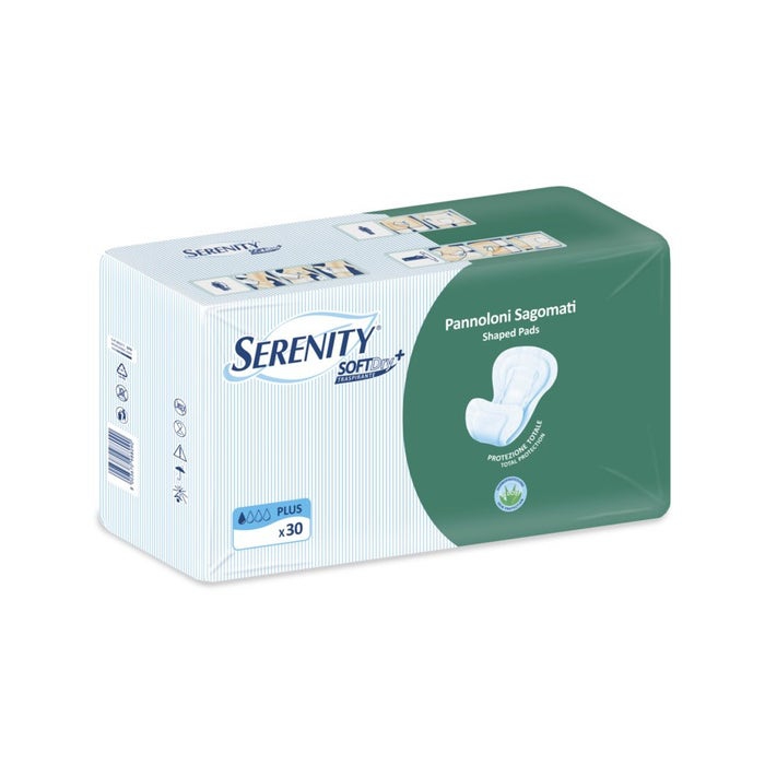 Serenity Pannolone Per Incontinenza Sagomato Softdry+ Aloe Plus 30 Pezzi