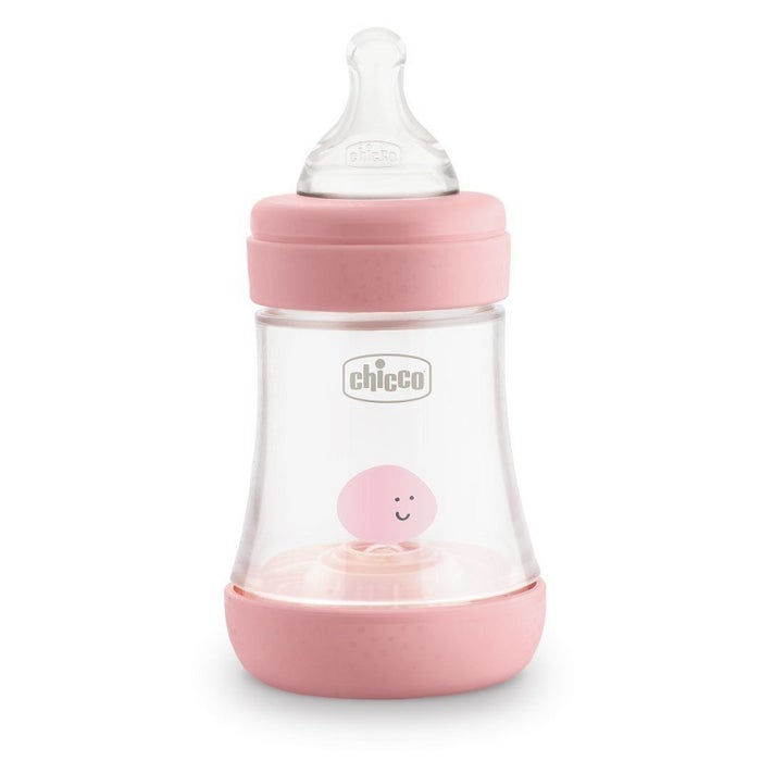 Chicco Biberon Perfect 5 Girl +0 m In Silicone Flusso Lento 150 ml