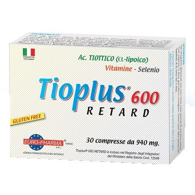 Tioplus 600 Retard Integratore Antiossidante Cellule 30 Compresse