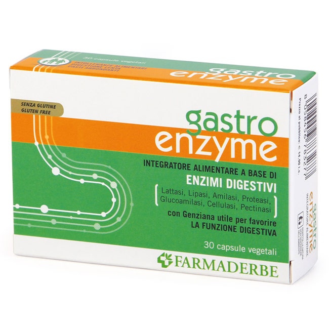 Farmaderbe Gastro Enzyme 30 Capsule Vegetali