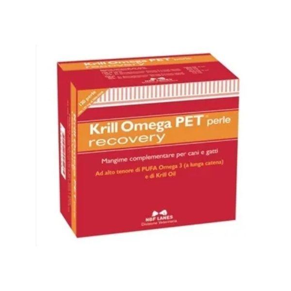 Nbf Lanes Krill Omega Recovery Integratore Infiammazioni Cani E Gatti 120 Perle